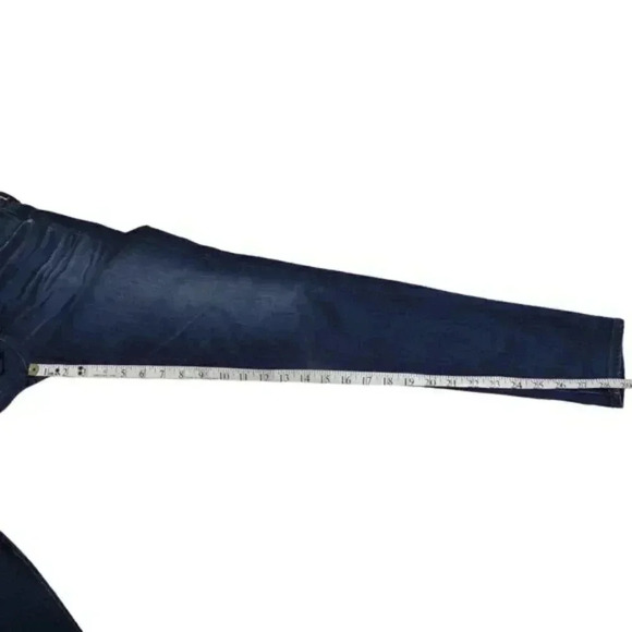 AG Adriano Goldschmied The Farrah  Skinny Crop High Rise Blue Size 27 - Picture 15 of 15